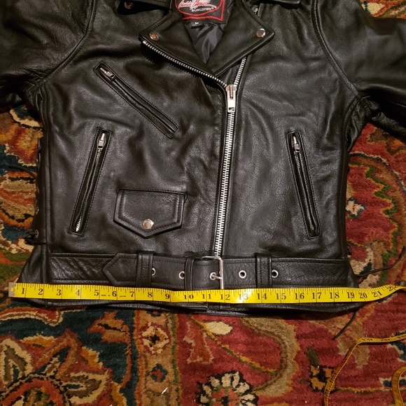 Women's Black Moto Jacket - Picture 7 of 8